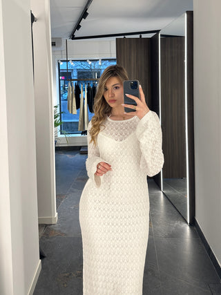 Abito lungo bianco