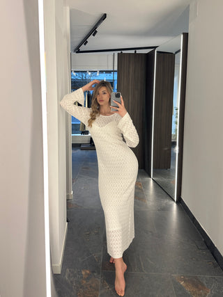 Abito lungo bianco